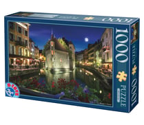 Puzzle 1000 pièces -  Annecy la nuit