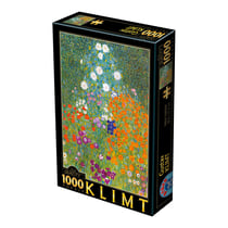 Puzzle 1000 pièces - Jardin Fleuri - Gustav Klimt