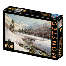 Puzzle 1000 pièces - Hiver Suisse - Monsted
