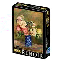 Puzzle 1000 pièces - Bouquet de roses - Pierre-Auguste renoir