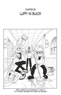 One Piece édition originale - Chapitre 83 - Luffy in black