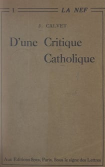 D'une critique catholique