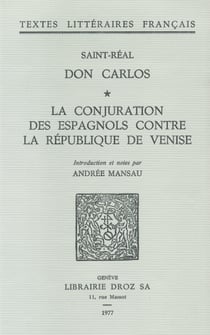 Don Carlos - La Conjuration des Espagnols contre la République de Venise