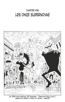 One Piece édition originale - Chapitre 498 - Les onze supernovae