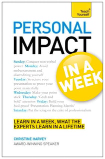Personal Impact at Work in a Week: Teach Yourself Ebook Epub - Teach Yourself
