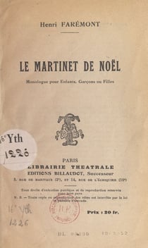 Le martinet de Noël - Monologue pour enfants, garçons ou filles