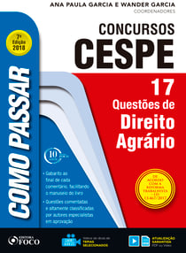 Como passar em concursos CESPE: direito agrário - 17 questões de direito agrário