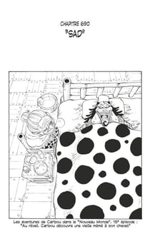 One Piece édition originale - Chapitre 690 - "Sad"