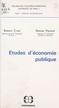 Études d'économie publique