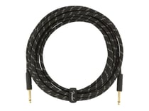 Fender Deluxe 18.6 - Câble tweed pour instrument - Noir - 5,5 m