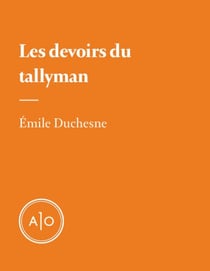Les devoirs du tallyman