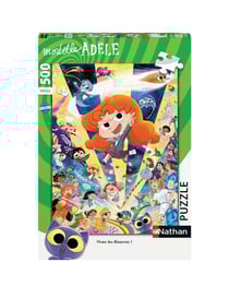 Puzzle 500 pièces - Vives les Bizarres ! / Mortelle Adèle - Nathan