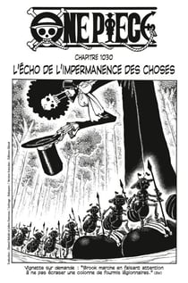One Piece édition originale - Chapitre 1030 - L'écho de l'impermanence des choses