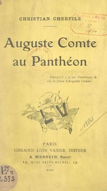Auguste Comte au Panthéon