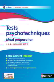Tests psychotechniques - Maxi préparation - EPUB