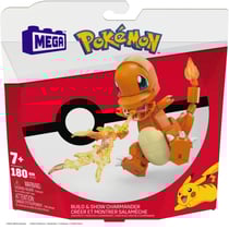 Mega Construx - Pokémon Salamèche à Construire - Briques de construction - 7 ans et +