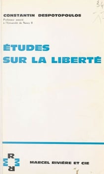 Études sur la liberté
