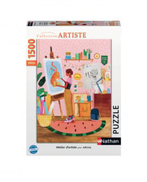 Puzzle 1500 pièces - Atelier d'artiste / Laura Lhuillier
