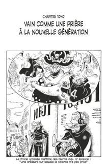 One Piece édition originale - Chapitre 1040 - Vain comme une menace à la nouvelle génération