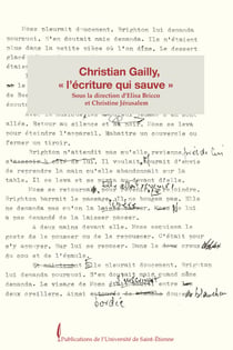 Christian Gailly, « l’écriture qui sauve »