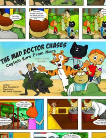 The Mad Doctor Chases Captain Kuro From Mars Comic Strip Booklet - Captain Kuro From Mars Comic Strip Booklets English, #5