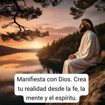 Manifiesta con Dios. Crea tu realidad desde la fe, la mente y el espíritu.