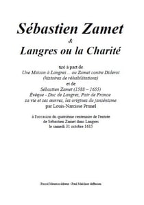 Sébastien Zamet et Langres ou la Charité - tiré à part