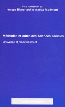 METHODES ET OUTILS DES SCIENCES SOCIALES - Innovation et renouvellement
