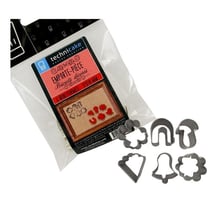 6 Emporte-pièces métalliques - mini formes - Technicake