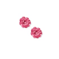Lot de 6 grandes roses azyme Patisdécor - Rose - ⌀ 5 cm - 16 g