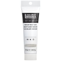 Tube 59 ml de peinture acrylique Liquitex Heavy Body série 2 - Argent iridescent - Extra-fine