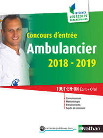 Concours d'entrée Ambulancier - 2019 - Format : ePub 3