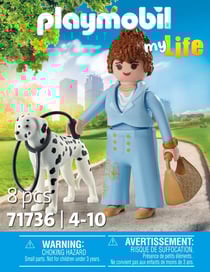 Playmobil - Femme d’affaire avec son Dalmatien - 71736