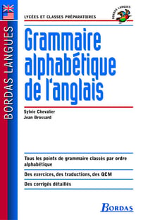 Bordas langues -Grammaire alphabétique de l'Anglais - e-book