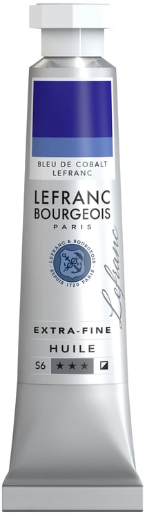 Peinture à l'huile extra-fine - 20ml - bleu de cobalt - Lefranc