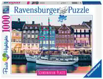 Puzzle 1000 pièces - Copenhague, Danemark (Puzzle Highlights)