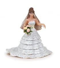 Figurine Mariée dentelle blanche - Papo
