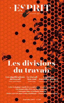 Esprit - Les divisions du travail - Septembre 2023