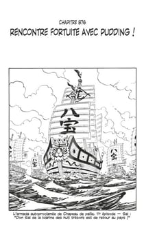 One Piece édition originale - Chapitre 876 - Rencontre fortuite avec Pudding !