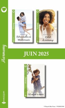 Pack mensuel Harmony - 3 romans (Juin 2025)