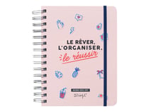 Agenda scolaire journalier 2020/2021 - Sketch - 15 x 19.5 cm - Mr Wonderful - Le rêver, l’organiser…