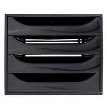 Ecobox -Caisson 4 tiroirs ECOBlack - noir