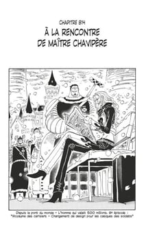 One Piece édition originale - Chapitre 814 - À la rencontre de maître Chavipère