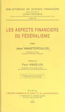 Les aspects financiers du fédéralisme