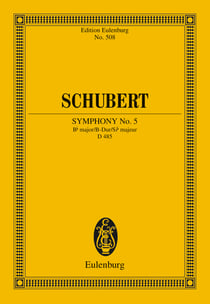 Symphony No. 5 Bb major - D 485