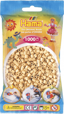 Sachet 1000 perles Hama - MIDI - beige - 20727