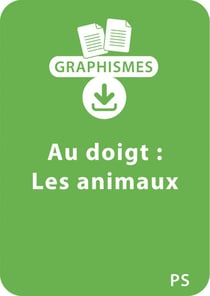 Graphismes au doigt PS - Les animaux - Un lot de 9 fiches à télécharger