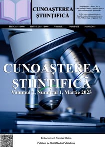 Cunoa?terea ?tiin?ifica, Volumul 2, Numarul 1, Martie 2023