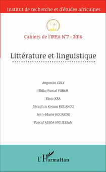 Littérature et linguistique - Cahiers de l'IREA N°7-2016
