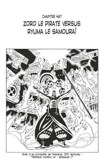 One Piece édition originale - Chapitre 467 - Zoro le pirate versus Ryuma le samouraï